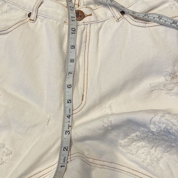 one x one teaspoon cropped white distressed jeans size 25 NWT - Picture 11 of 12